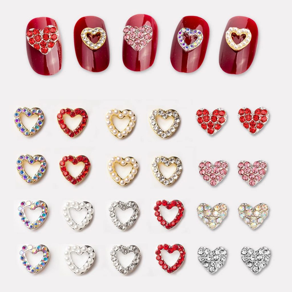 เซตหัวใจเล็กญี่ปุ่นแต่งเล็บ Japan mini Heart Nail Charms