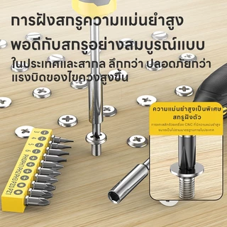 Maybuck ชุดไขควงแม่เหล็ก ชุดไขควงพกพา 10 in1 สำหรับซ่อมแว่นตา นาฬิกา เหล็ก Screwdriver Set