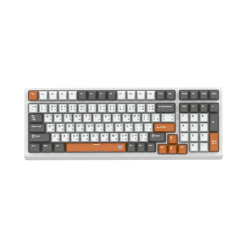 ACER - PREDATOR GAMING KEYBOARD 756 sea salt sw, plastic TopBottom (GMK-001892)