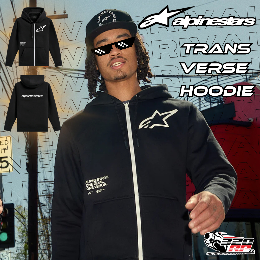 เสื้อฮู๊ด กันหนาวได้ ALPINESTARS TRANSVERSE HOODIE ของแท้ !! 320SP ราชพฤกษ์