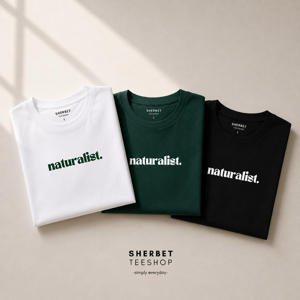 เสื้อยืด ลาย : naturalist (Unisex) - sherbet.teeshop