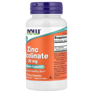 Zinc Picolinate 271mg 120Capsules Softgels ซิงค์ เสริมภูมิ ลดสิว ลดผมร่วง Authentic Made in USA