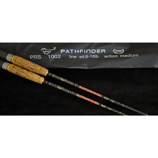 ASHINO PATHFINDER คันสปินนิ่งเวทกลาง ลาย X-CROSS ด้ามก๊อกเคลือบ New 2026