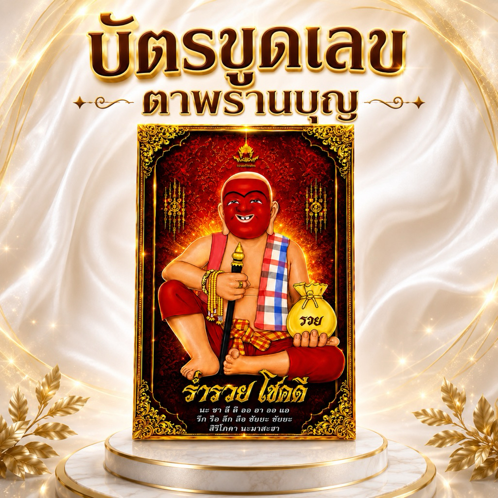 บัตรขูดตาพรานบุญ บัตรขูดตัวเลข 5 หลัก