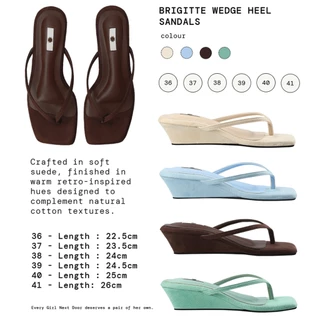 BRIGITTE WEDGE HEEL SANDALS