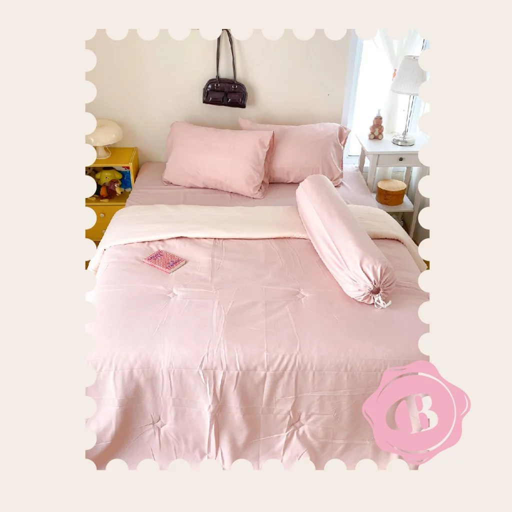 BEDRIDA ชุดผ้าปูที่นอนครบเซ็ต พร้อมผ้านวมลายปักดาว thumbnail 3