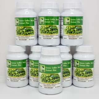 สารสกัดจากเมล็ดกาแฟไม่คั่ว พลัส Green Coffee Bean Extract Plus ตรา บลูเบิร์ด ขนาด 600 มก. 60 เม็ด