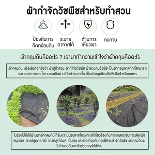 ผ้าคลุมดิน(เกรด AAA) คลุมดิน พลาสติกคลุมวัชพืช ผ้าคลุมหญ้า พราสติกคลุมดิน ผ้าคลุมวัชพืช น้ำซึมผ่านได้ คลุมวัชพืช 50/100m
