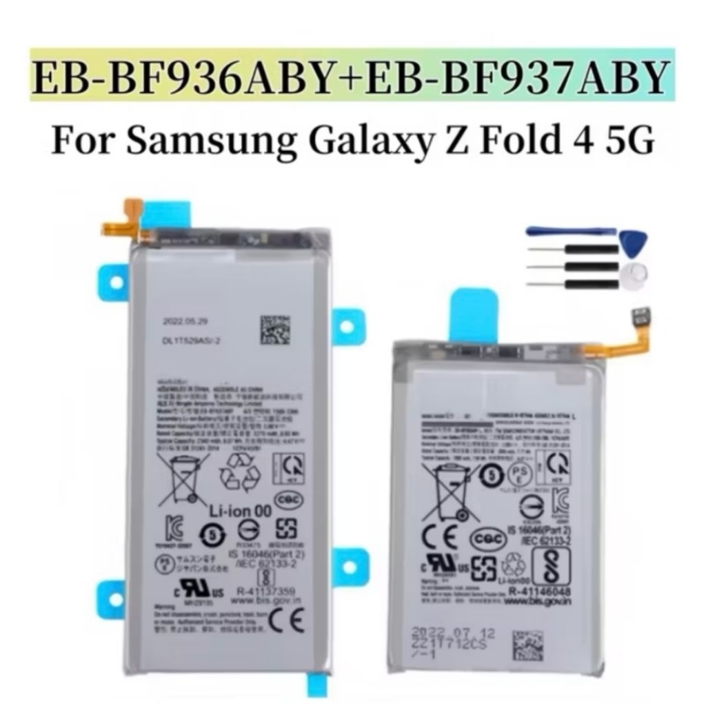 แบตเตอรี่ EB-BF937ABY EB-BF936ABY ใหม่สำหรับ Samsung Galaxy Z Z Fold 4 5G F937 F936 + แบตเตอรี่สำรอง
