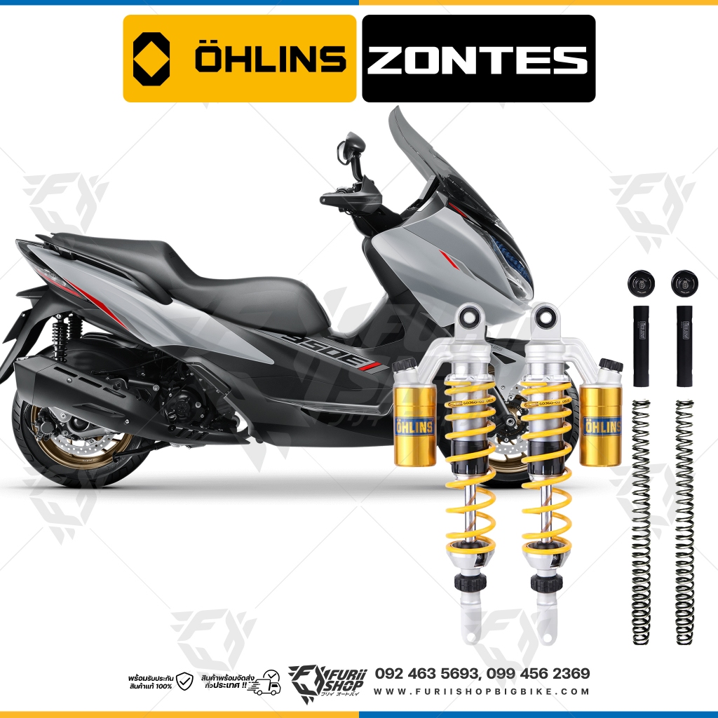 Ohlins ZO433 / FSK180 For : Zontes 350E '24-25 / Zontes 350K '24-26 / Zontes 368E 2026