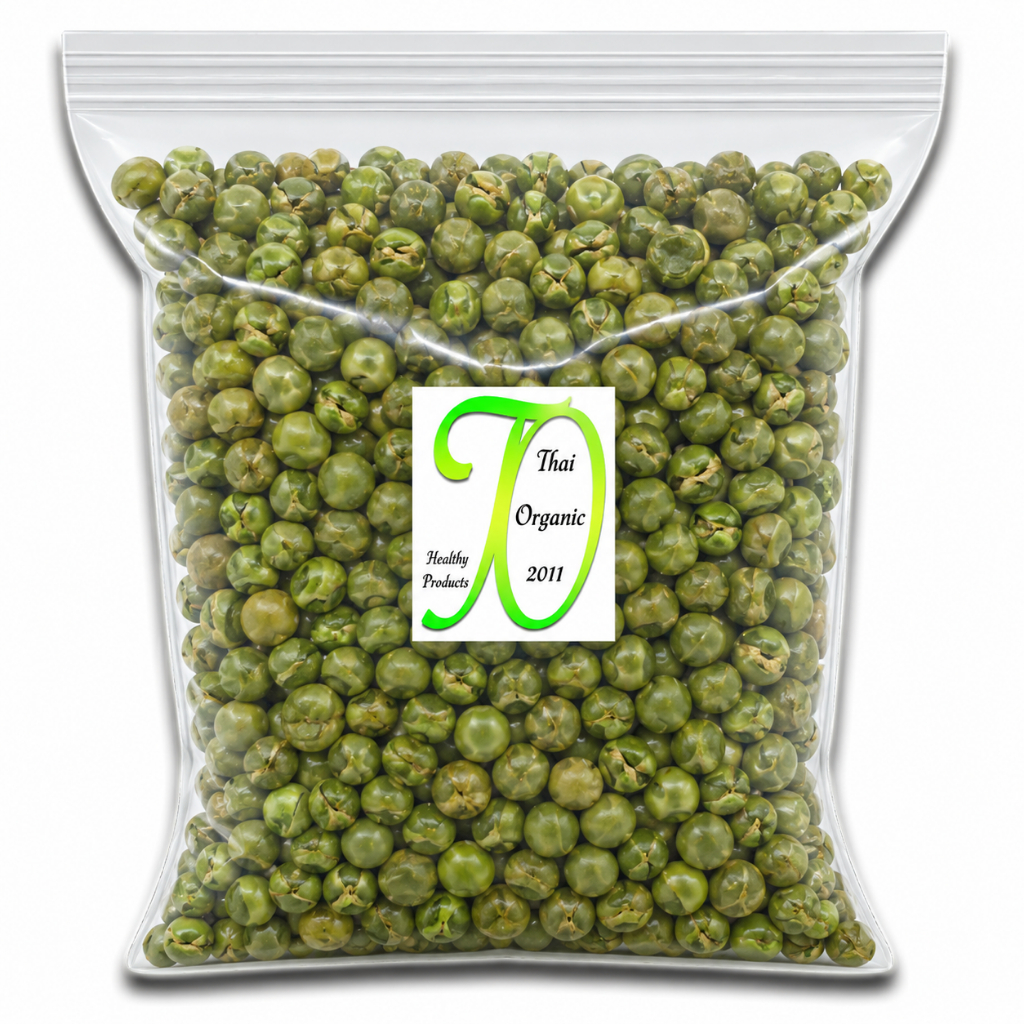 ถั่วลันเตาอบกรอบ 250 กรัม Crispy Roasted Peas 250 Grams พร้อมทาน ถั่ว ธัญพืช Ready to eat Sugar Free