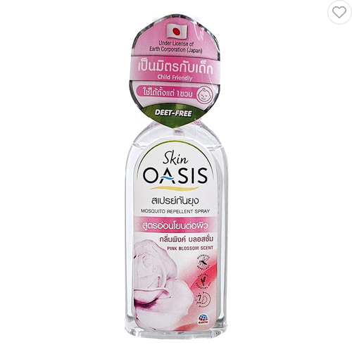 สเปรย์กันยุง OASIS กลิ่นพิงค์ บลอสซั่ม 30 มล.