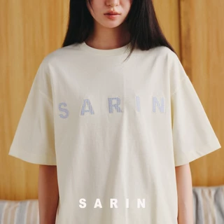 (พร้อมส่ง) Sarin logo t-shirt เสื้อยืด รุ่นใหม่