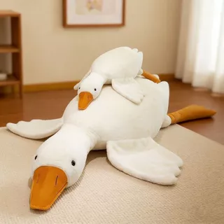 ตุ๊กตาห่านสีขาว ขนนุ่มนิ่ม น่ากอดสุดๆ มีขนาด 50cm / 130cm / 160cm ใช้เป็นหมอนตกแต่งบ้าน เหมาะเป็นของขวัญสุดพิเศษ