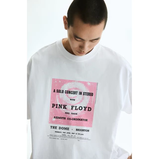 H&M(เอชแอนด์เอ็ม) เสื้อยืดทรงโอเวอร์ไซส์ ผู้ชาย 1159823_24