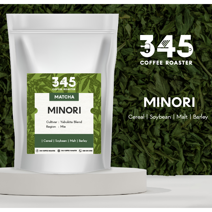 ผงมัทฉะ MINORI เกรดพรีเมียม 100g.