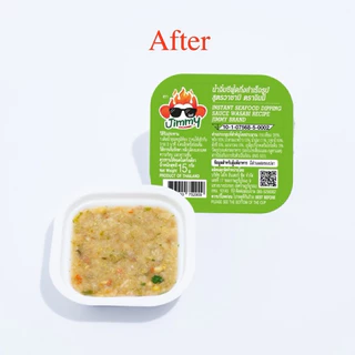 น้ำจิ้มซีฟู้ดแบบเติมน้ำ ครบ 4 รส (15 กรัม x 4 ถ้วย) ตราจิมมี่ – Jimmy Seafood Sauce: All Flavors (4 Cups)