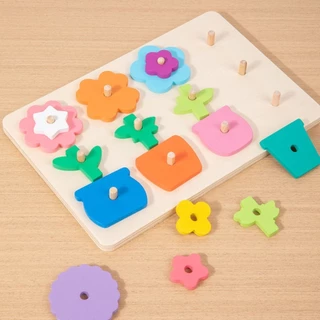 Montessori เรียงดอกไม้ จับคู่ดอกไม้ เสริมพัฒนาการ