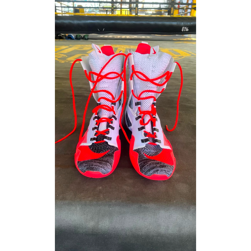 รองเท้ามวย Nike HyperKO 2 สี White/Bright Crimson Size (eu 47) (ru 46)