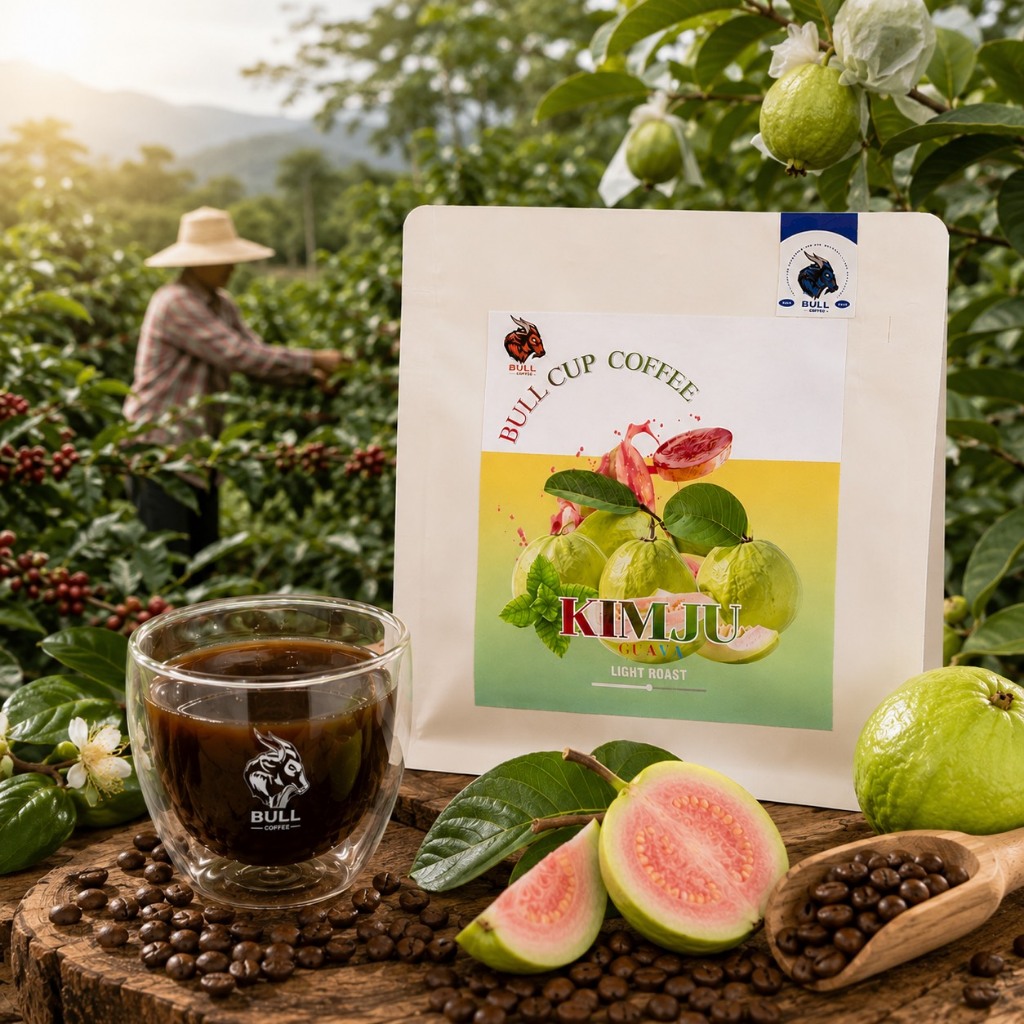 เมล็ดกาแฟคั่วอ่อน Colombia ''กลิ่นฝรั่ง กิมจู Kimju'' Specialty Coffee