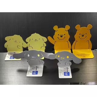 ที่กั้นหนังสือเหล็ก ลาย ชินนามอโรล และ ปอมปอมปุริน Sanrio Steel Bookend แข็งแรง ทนทาน