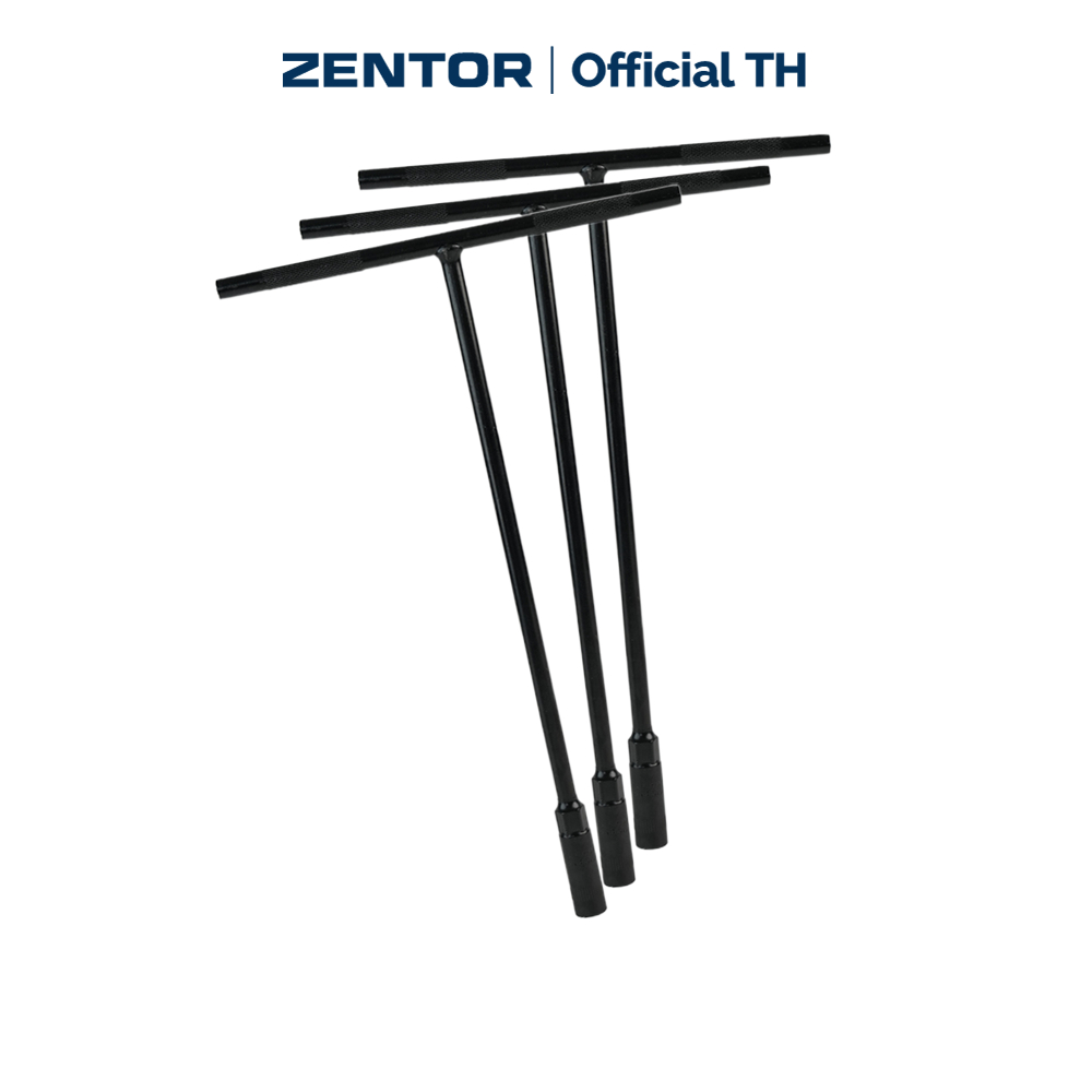 Zentor ประแจบล็อก ประแจบล็อกตัว T อเนกประสงค์ วัสดุเหล็ก Cr-V แข็งแรง ทนทาน มีหลายขนาดให้เลือก T Wrench