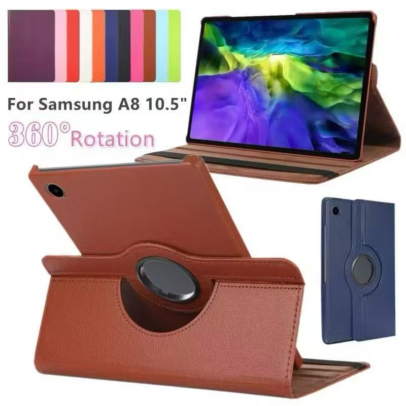 เคสหนังคุณภาพดี หมุนได้ 360 องศา เคส Case Samsung Galaxy Tab A8 10.5 (2021) X200 X205