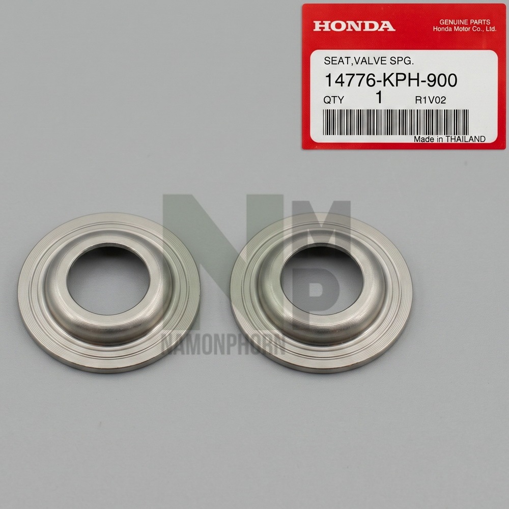 แหวนรองสปริงวาล์ว WAVE125 WAVE125R WAVE125X DREAM125 NICE125 แท้ HONDA VALVE SPRING SEAT  70