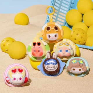 (🇹🇭พร้อมส่ง ในไทย) POP BEAN Island Vacation Series เคสหูฟังและพวงกุญแจ (เช็คการ์ด)