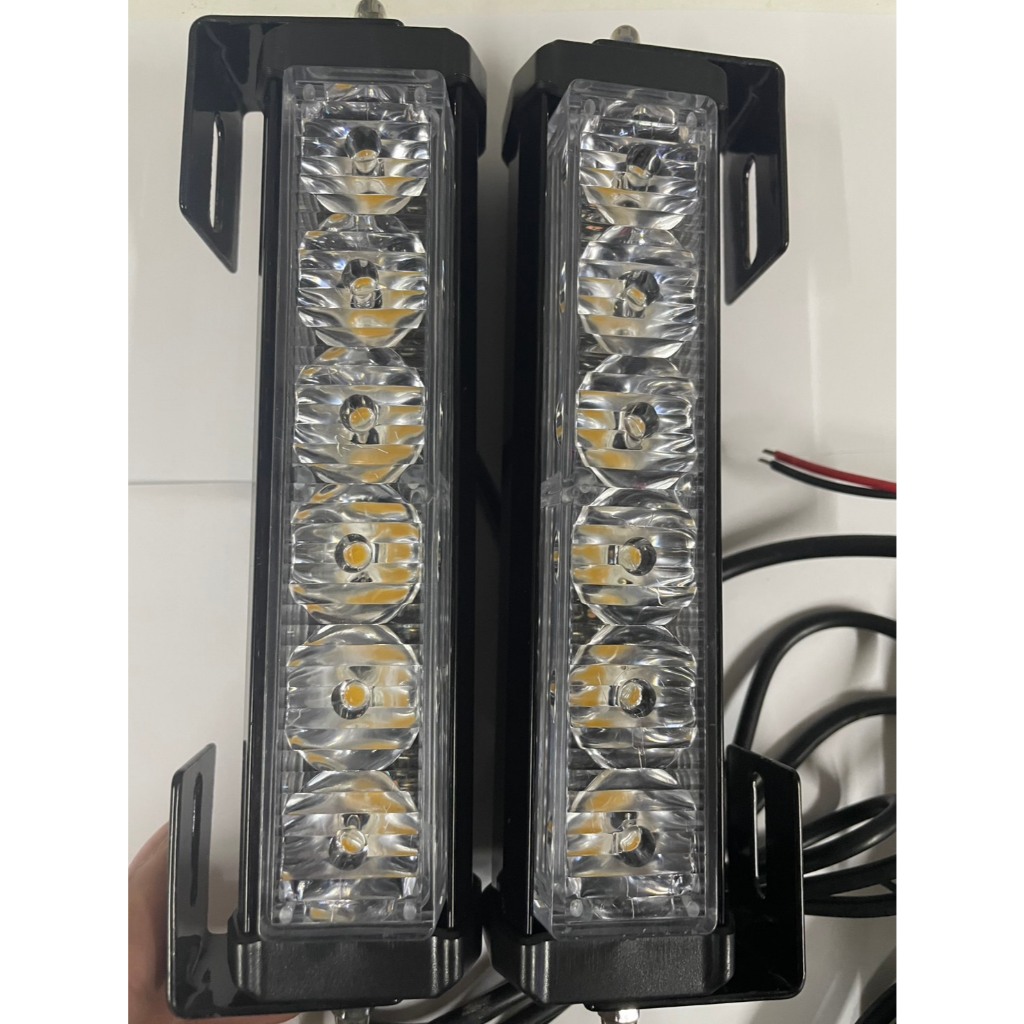ไฟไซเรน DC12Vรุ่น 316-1(6LED-3W) สีY/Y