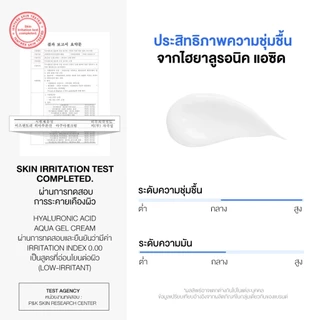 ISNTREE Hyaluronic Acid Aqua Gel Cream (100 ml.) เจลครีม เนื้อบางเบา เติมและกักเก็บความชุ่มชื้น ฟื้นบำรุงผิว