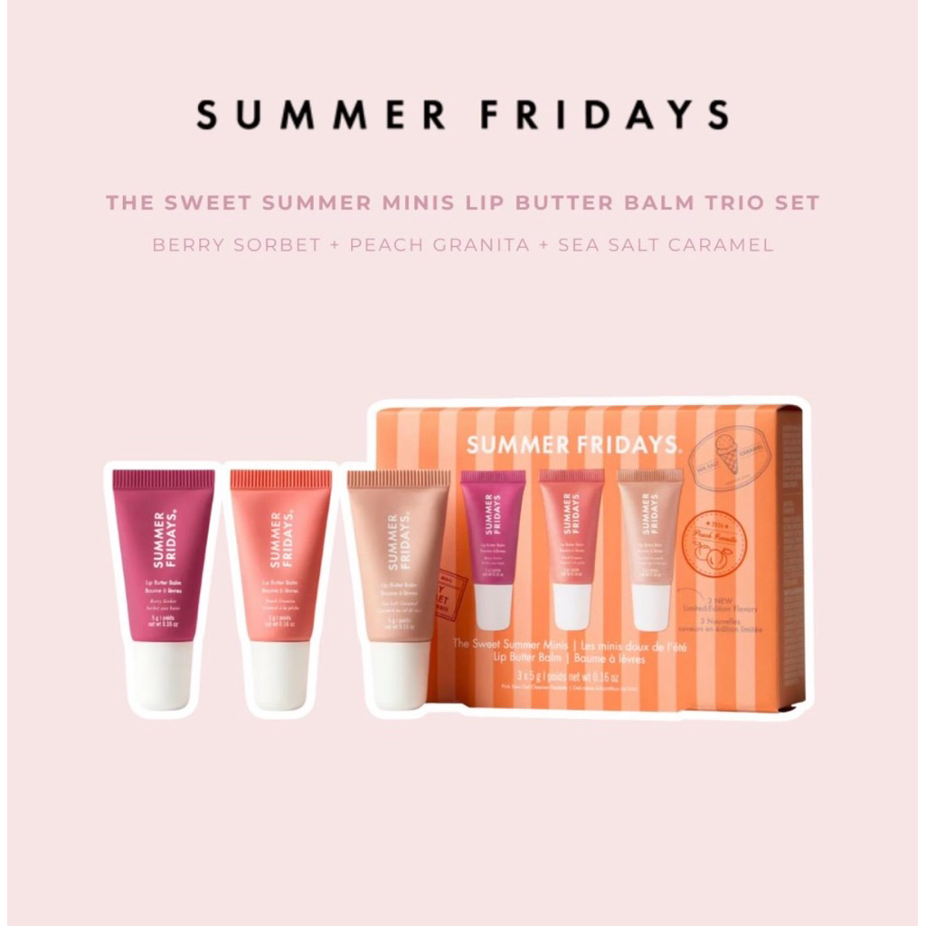 Summer Fridays The Sweet Summer Minis เซต 3 x5g
