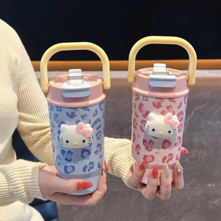 แก้วเก็บอุณหภูมิ 480ml สแตนเลส 316 เคลือบเซรามิก มีหลอด ดื่มได้ 2 ระบบ มีหูหิ้ว แก้วน้ำพกพา แก้วกาแฟ เก็บร้อนเย็น