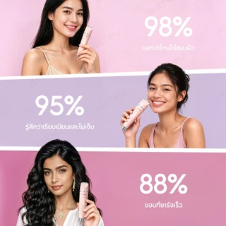 【Flash Sale】ALLTOU เครื่องกำจัดขน 3 IN 1เครื่องถอนขน 35000RPM เครื่องโกนขนผู้หญิง epilator บิกินี่ / จุดซ่อนเร้น / ส่วนต