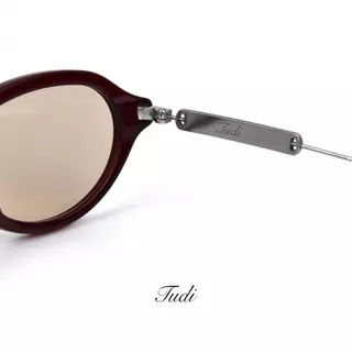 แว่นกันแดด TUDI รุ่น RIKO เลนส์UV400 / UV100% Protection ทรงโบว์ดีไซน์แฟชั่น ที่ให้ลุคหวานเท่และดูมีเสน่ห์