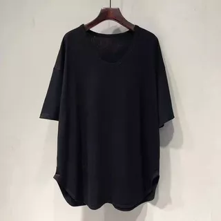พร้อมส่งในไทย** เสื้อทรงดอเวอร์ไซส์ แขนสั้น คอกลม เสื้อแบบบาง Y347
