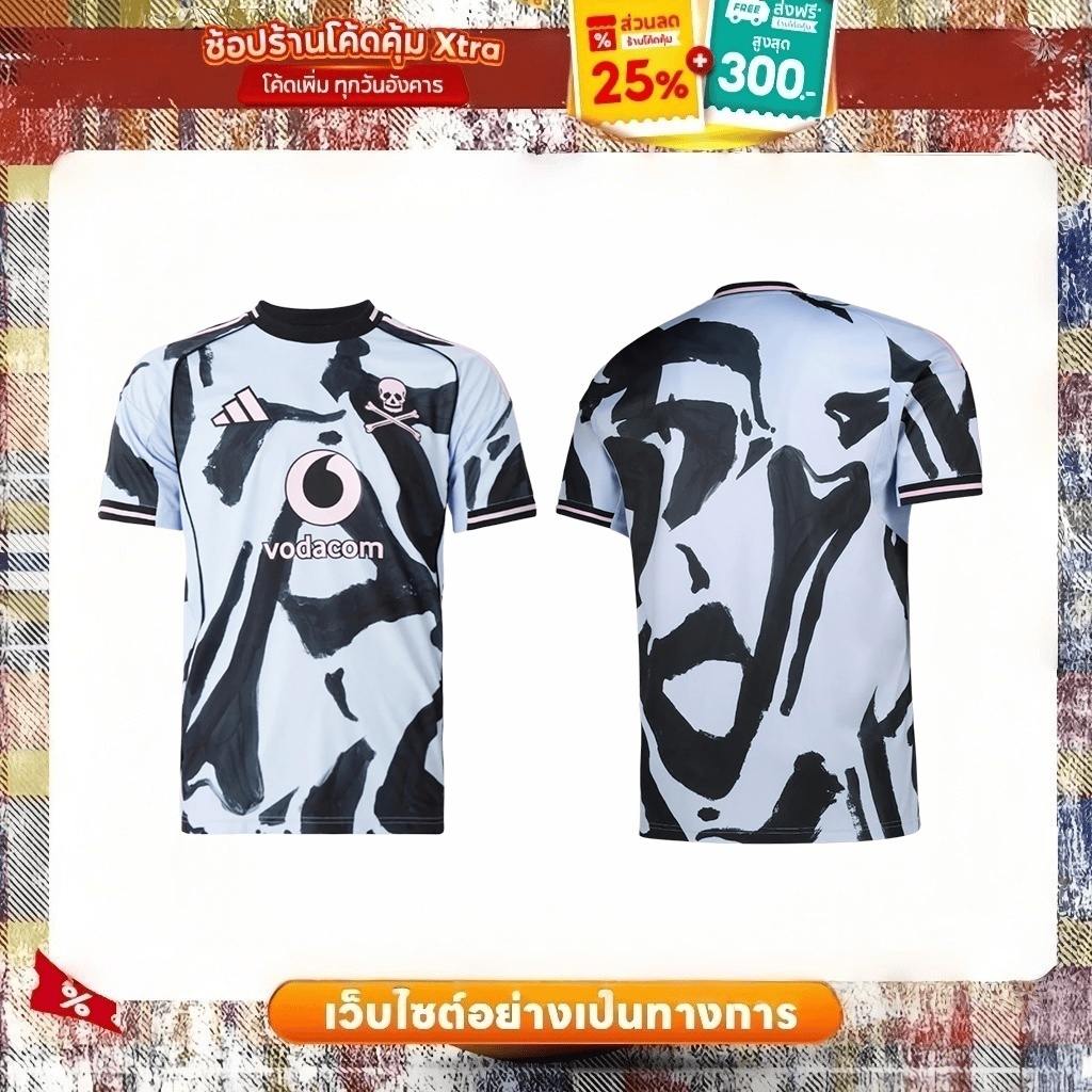 🎊 จัดส่งทันที! 💘 Adidas 2526 Third Orlando Pirates Football Top เสื้อฟุตบอลฤดูกาลใหม่ชุดที่สาม