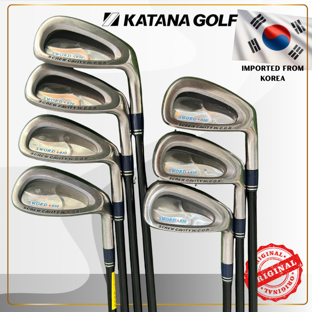 ✨(ไม้กอล์ฟมือสอง) Katana SWORD i 830 7 Iron - for Lady  - Shaft : Original - Flex : L - Set : ,6,7,8