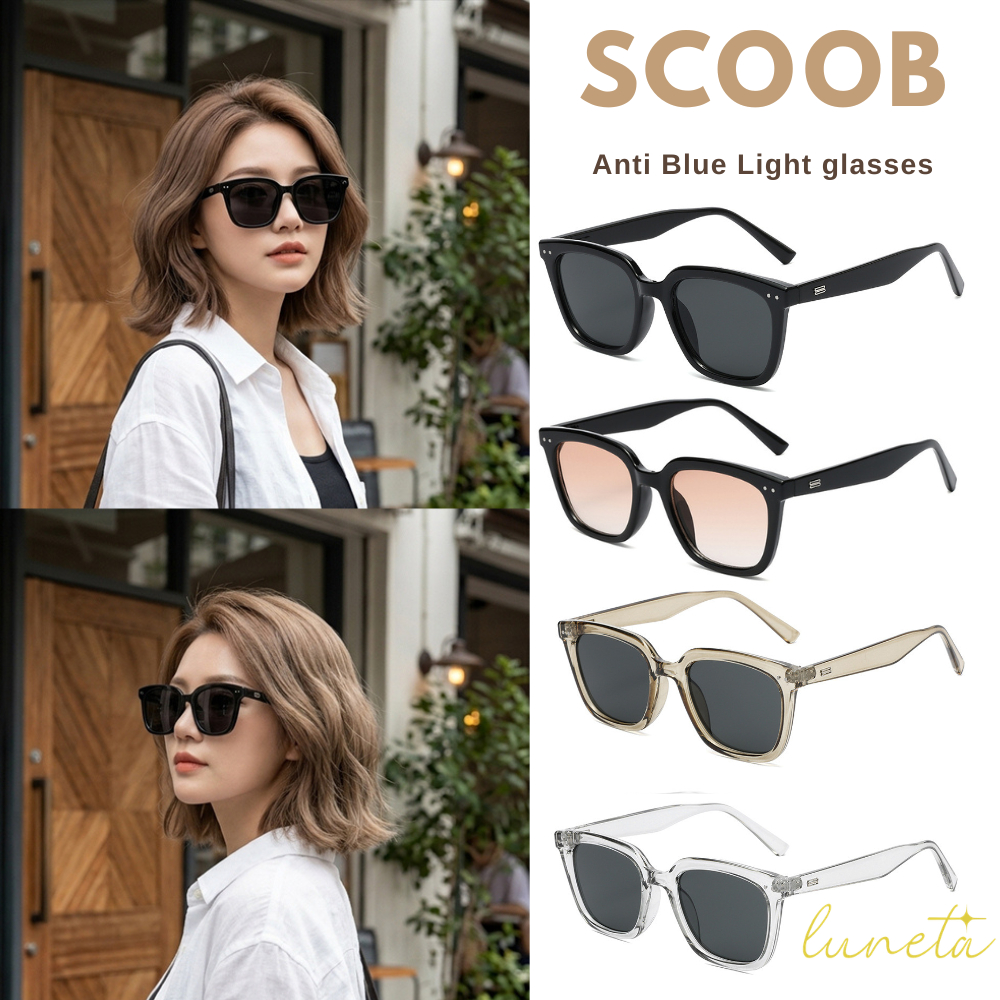 Luneta👓 แว่นกันเเดด ป้องกันแสงแดด แว่นกันยูวี แฟชั่นน้ำหนักเบา