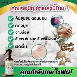 สเปรย์กำจัดไรฝุ่น Anti Mite Spray กำจัดป้องกันไรฝุ่น ฆ่าเชื้อ ปลอดภัยเด็กสัตว์เลี้ยง ที่นอน หมอน โซฟา 310มล. พร้อมส่งไทย