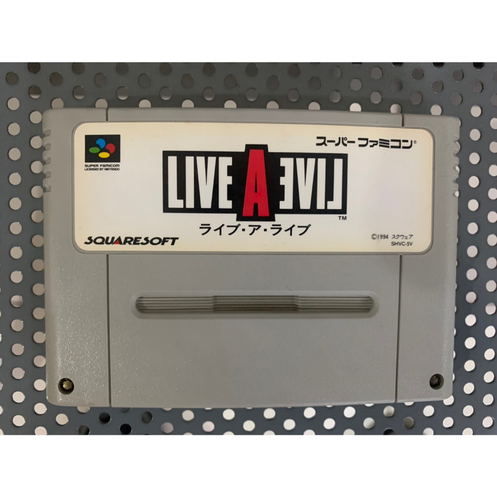 ตลับแท้ (SFC)LIVE A LIVE  ปกออกเหลือง (Japan)(SHVC-5V)Super Famicom สินค้ามือสองนำเข้าจากญี่ปุ่น