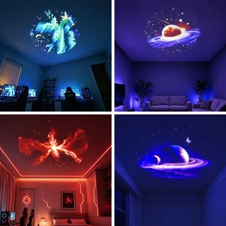 ✔[🇹🇭พร้อมส่ง🎁]โคมไฟดาว sky projector โปรเจคเตอร์เปลี่ยนลายท้องฟ้าได้ เสียบ USB ไฟตกแต่งห้องนอน โคมไฟโปรเจคเตอร์ L03