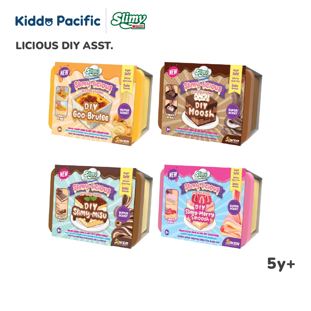 SLIMY LICIOUS DIY ASST.ชุดของเล่นสไลม์