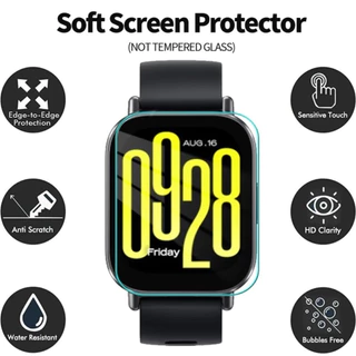1-5PCS กระจกนิรภัยติดตั้งง่ายสําหรับ Redmi Watch 5 Active 5Lite ป้องกันหน้าจอสําหรับ Redmi Watch 5 Lite 5Active ฟิล์มป้อ