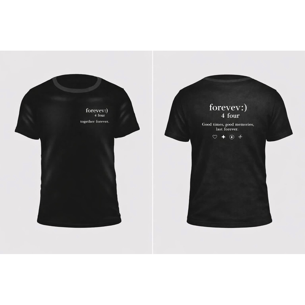 เสื้อยืดFOREVE:)4FOUR