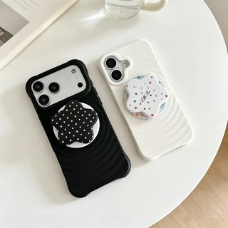 Ripple เคสกันกระแทก ชาร์จได้ ดีไซส์สวยหรู pop up แม่เหล็ก สำหรับ for iPhone17/pro/max 16/pro/max 15/pro/max 11 13 i17