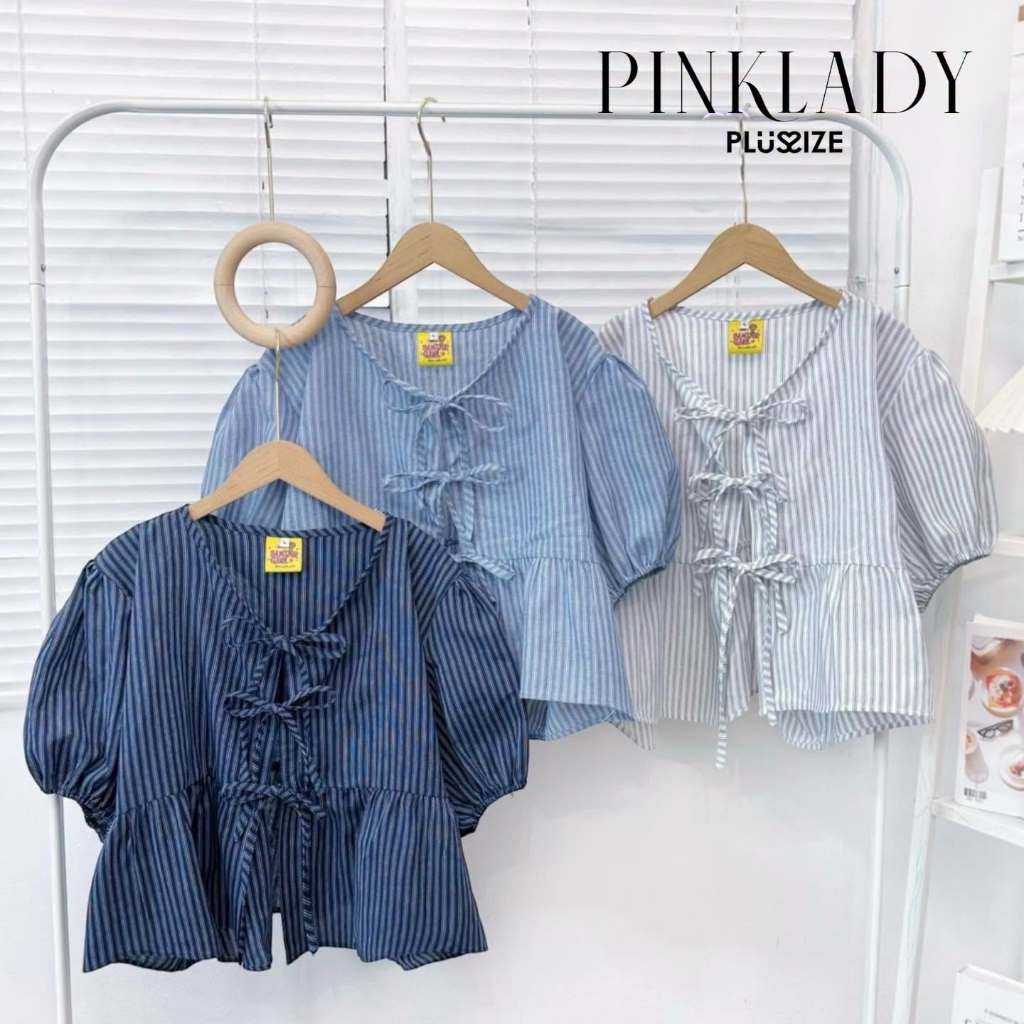 เสิ้อ Cotton blue top 40"-60"