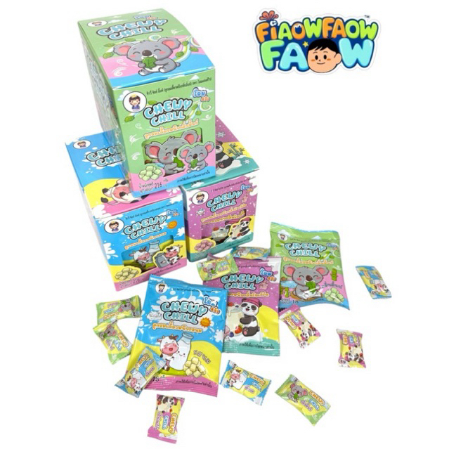 [ ชิววี่เคี้ยวหนึบ 18G ] 1 แพ็ก 12 ซอง ขายซองละ 7-10 บาท ลูกอมเคี้ยวหนึบ รสโยเกิร์ต รสมิ้นท์ รสนมวัว