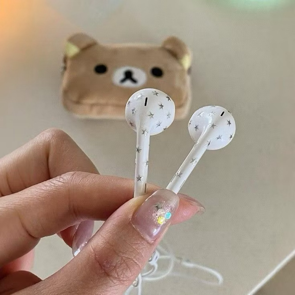 ꒰ พร้อมส่ง ꒱ STAR sticker ⭐️ สติ๊กเกอร์ติดเล็ก DIY ติดตกแต่งหูฟัง ลายดาวสีเงิน