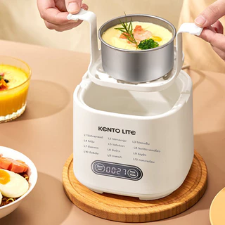 Kento Lite เครื่องต้มไข่ Electric Egg Cooker 12 โหมด ตั้งเวลาได้ 24 ชั่วโมง พร้อมจอแสดงผลดิจิทัลหน้าจอสัมผัส